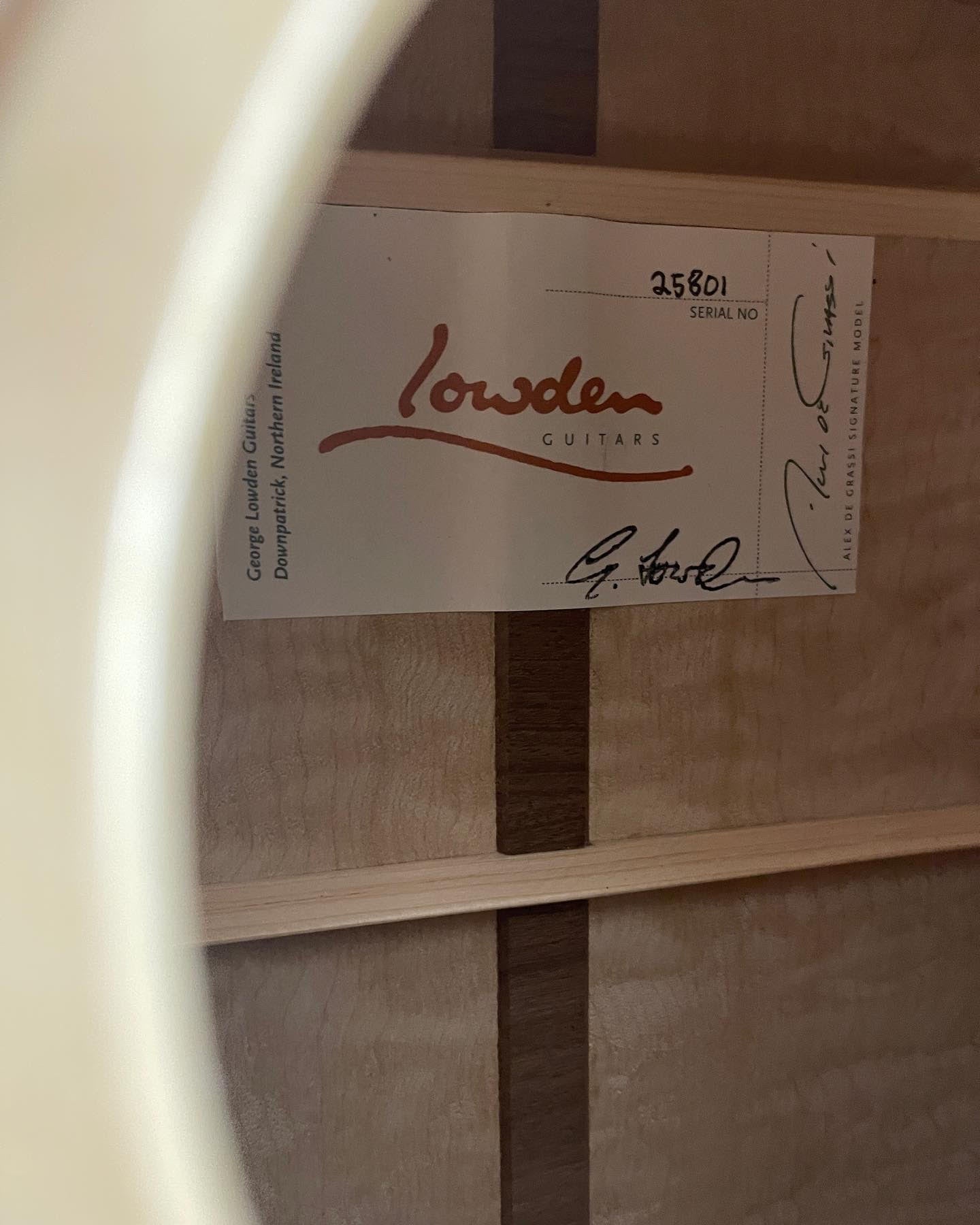 Lowden Alex De Grassi Signature Series #25801