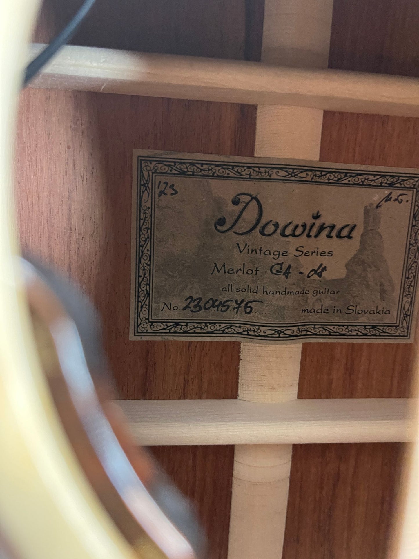 Dowina Merlot Vintage Series GA E DS #2304576