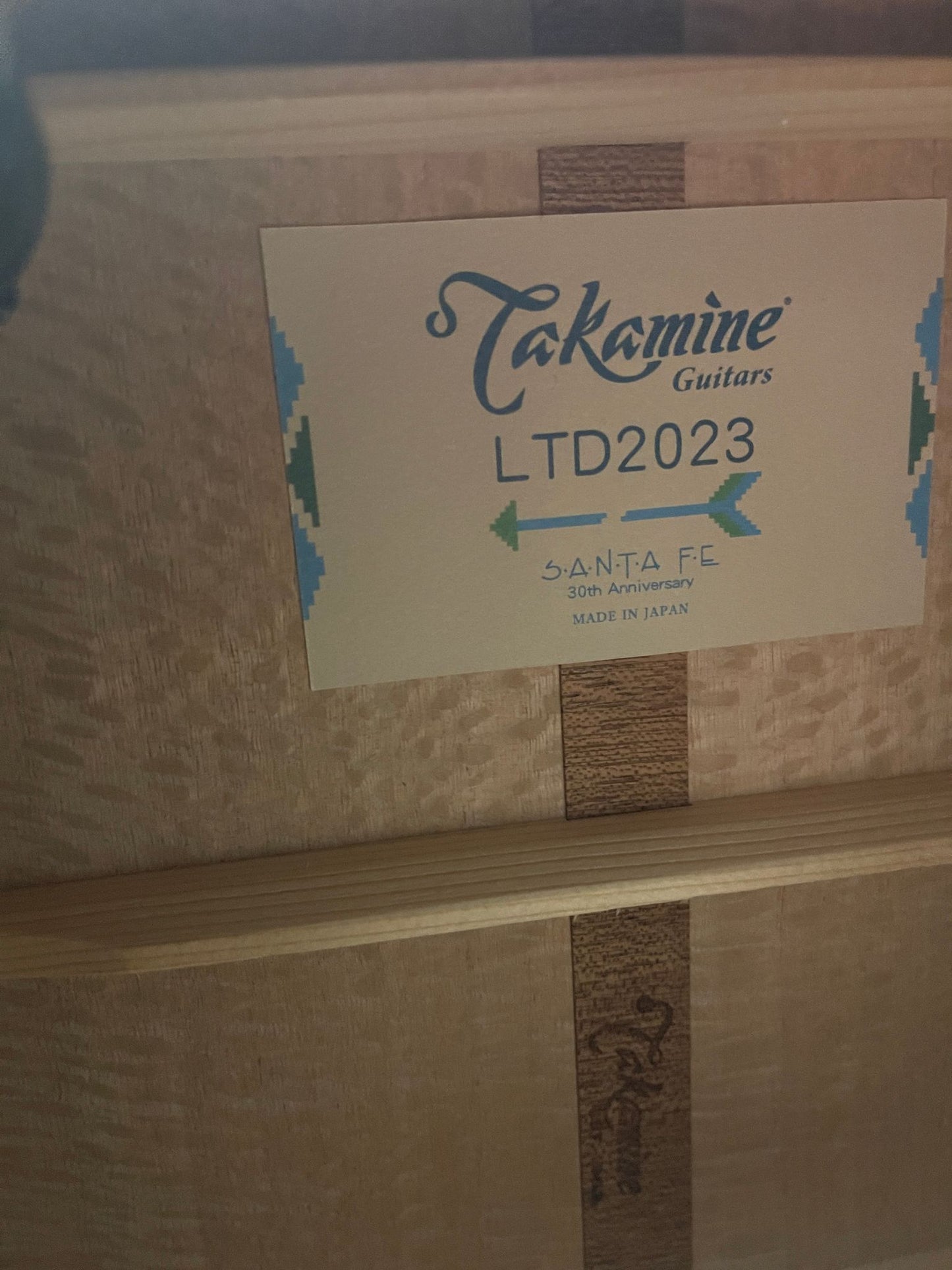 TAKAMINE LTD. 2023 SANTA FE JAPAN S/N 60111030