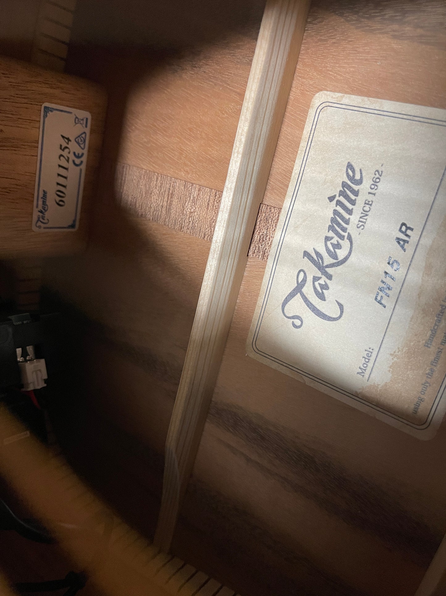 Takamine FN15 AR JAPAN S/N 60111254