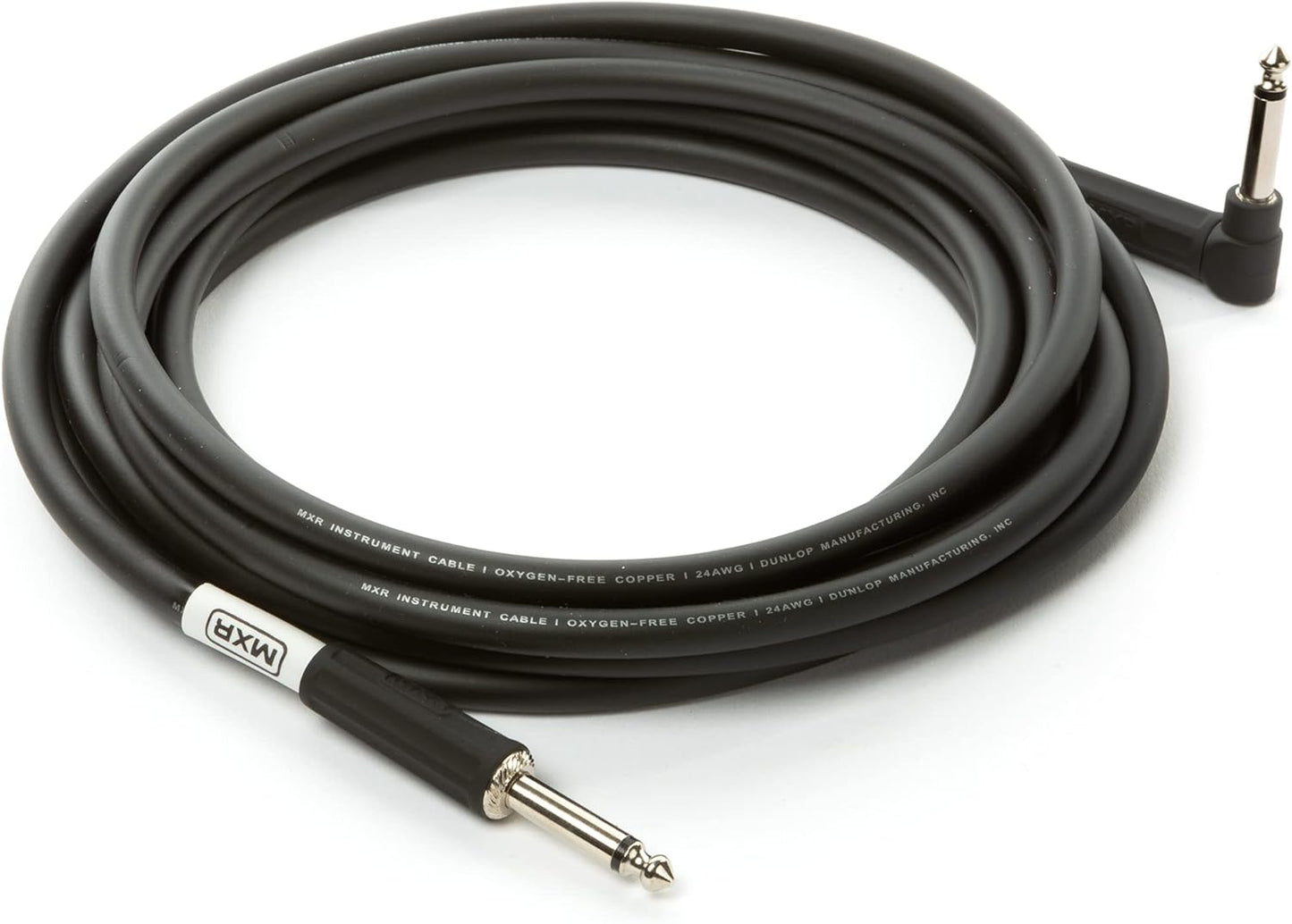 Dunlop DCIS15R MXR Standard Instrument Cable 15’ Straight to Right Angled