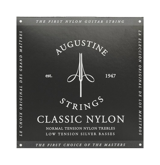 Augustine AUGBLKSET Nylon Classical Guitar Strings, Light