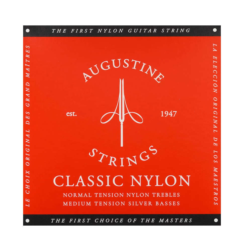 Augustine Classic Red Medium Tension Classical Guitar Strings
