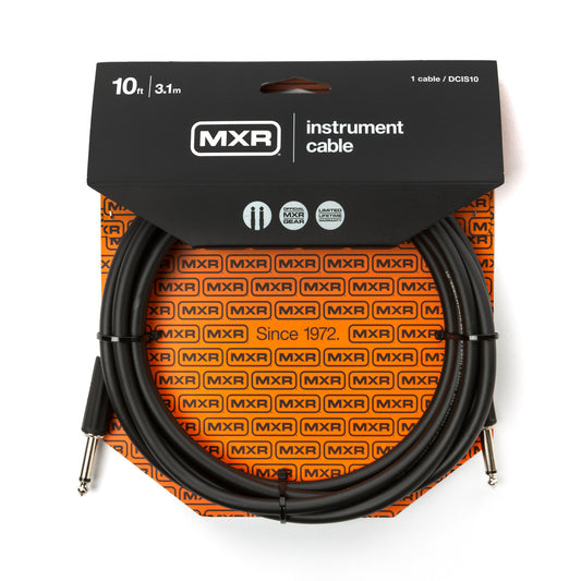 Dunlop DCIS10 MXR Standard Instrument Cable 10’ Straight to Straight