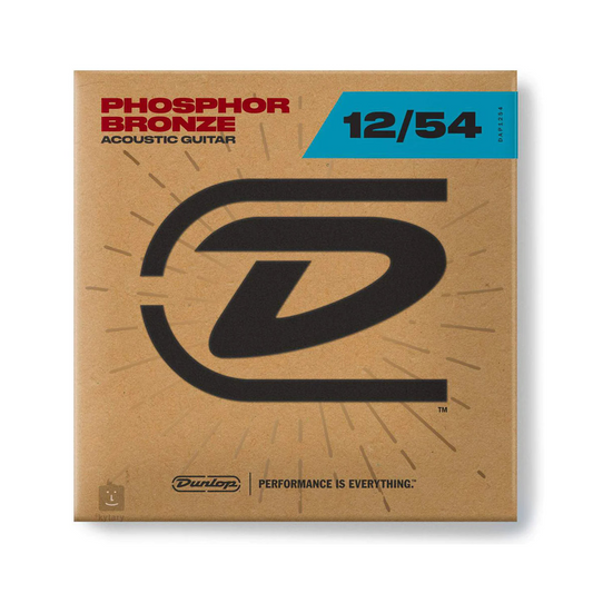 Dunlop Acoustic Guitar Strings Phosphor Bronze Light 12-54