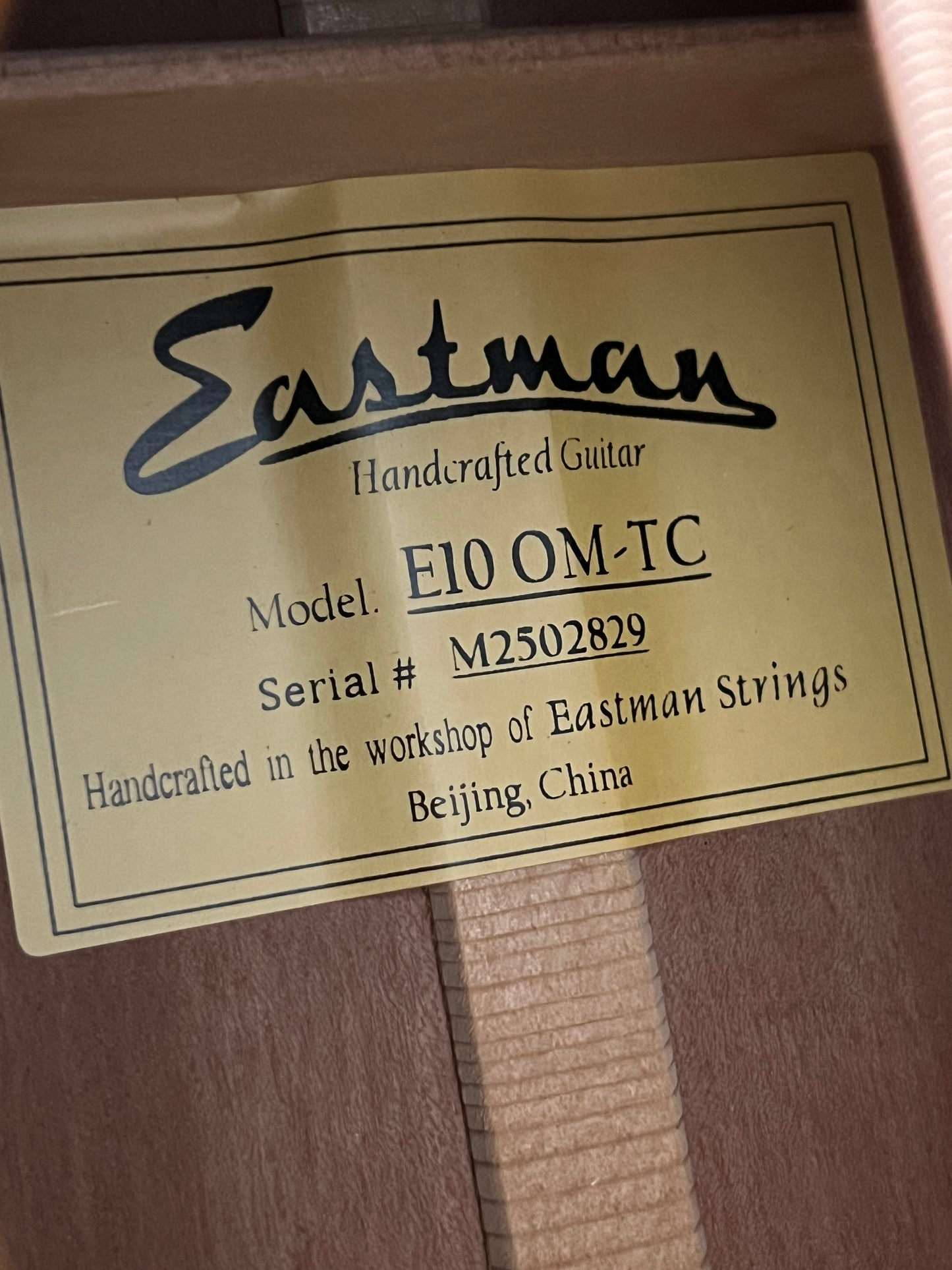 Eastman E10OM-TC Thermo-Cure Natural