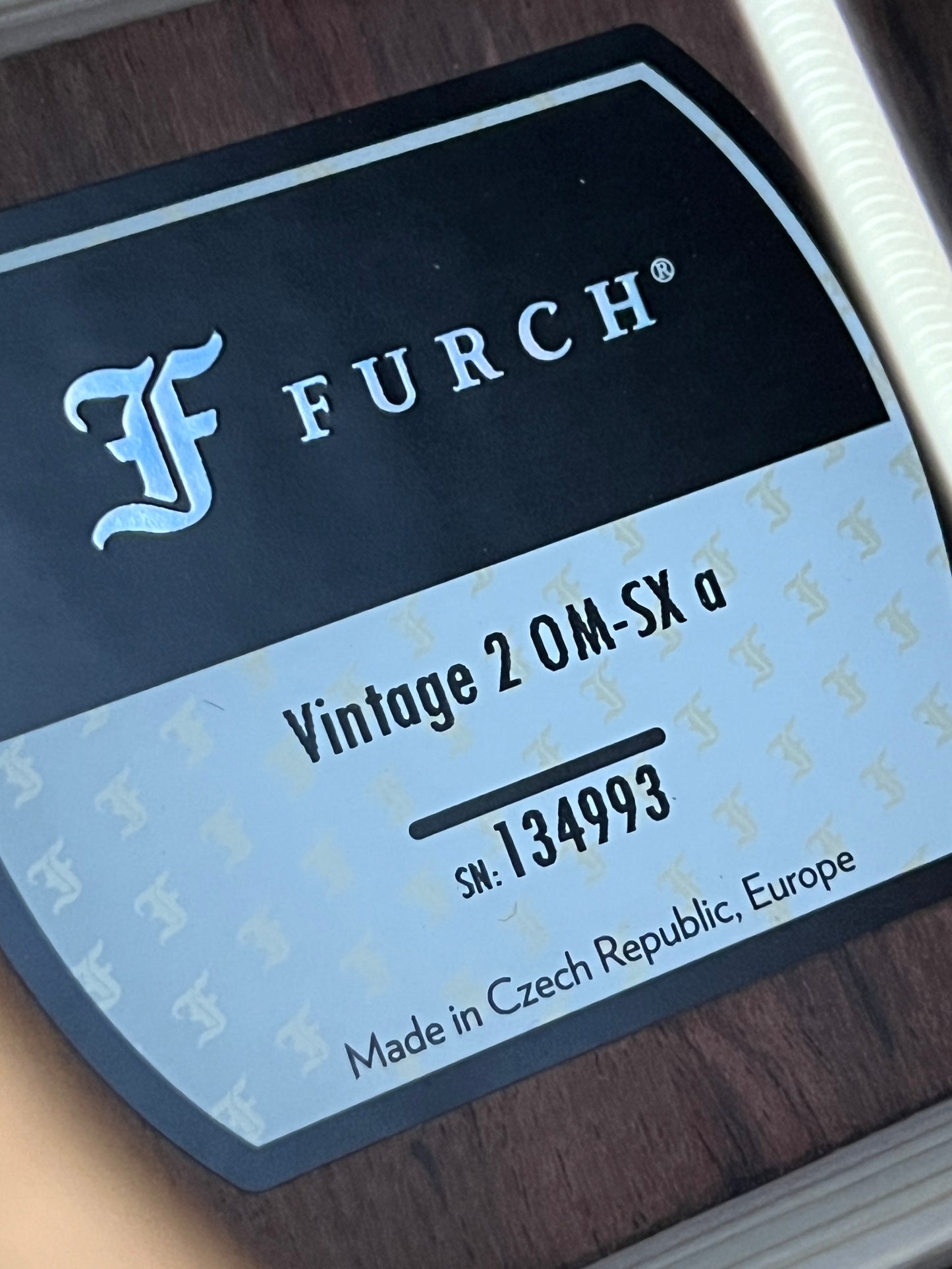 Furch Vintage 2 Mexican Granadillo OM-SX a Exotic Ltd Series #134992