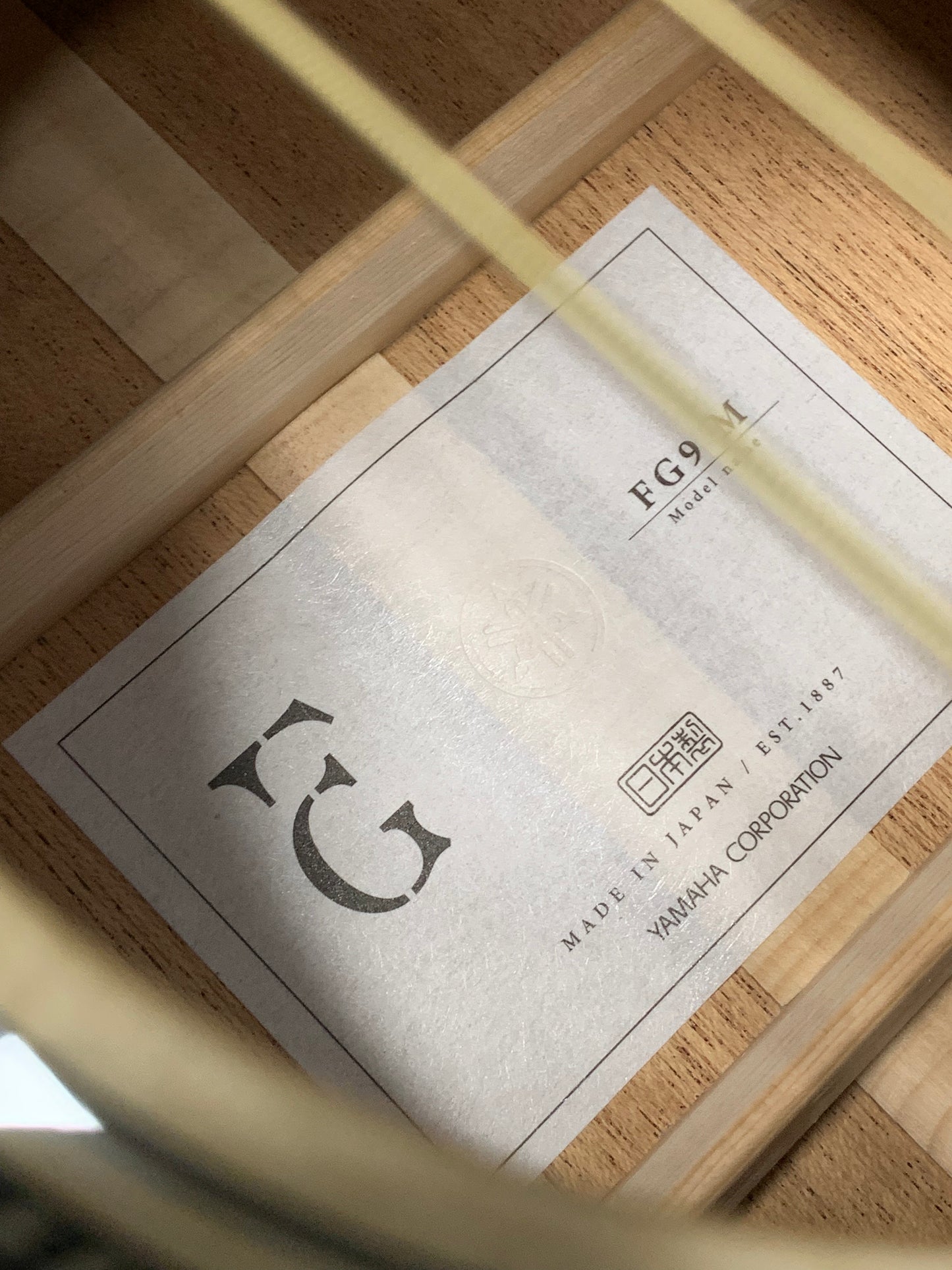 Yamaha FG9 M #IKK051A