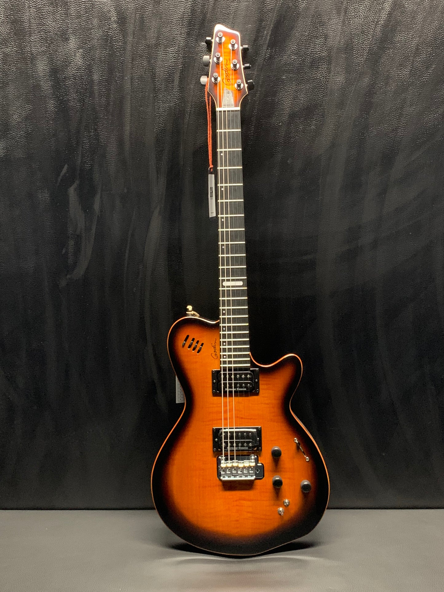 Godin LGXT Cognac Burst Flame AA Electric Guitar