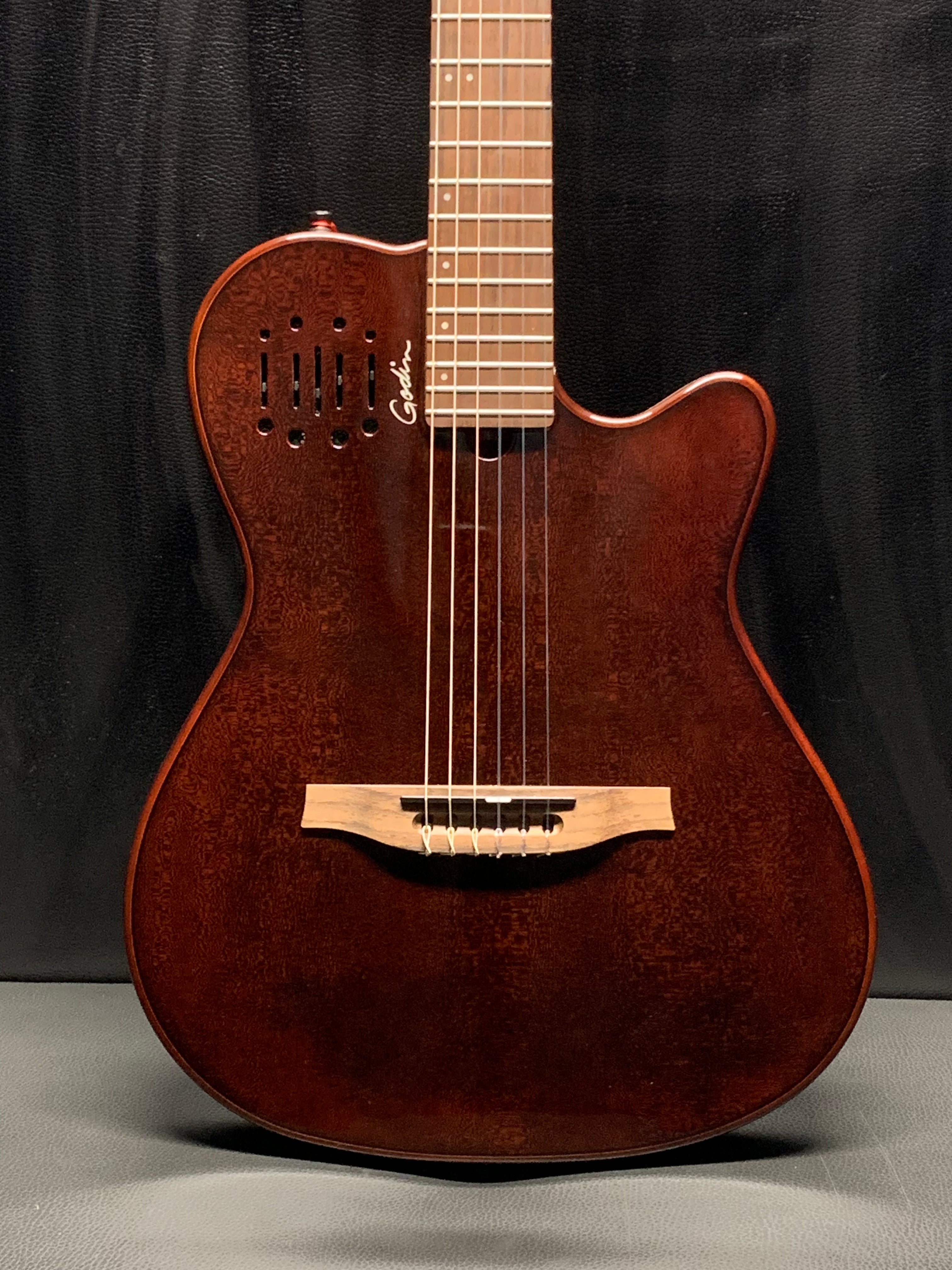 Godin Multiac Mundial Kanyon Burst Acoustic Electric – Guitar HAUS Godin Multiac Mundial Kanyon Burst Acoustic Electric – Guitar HAUS