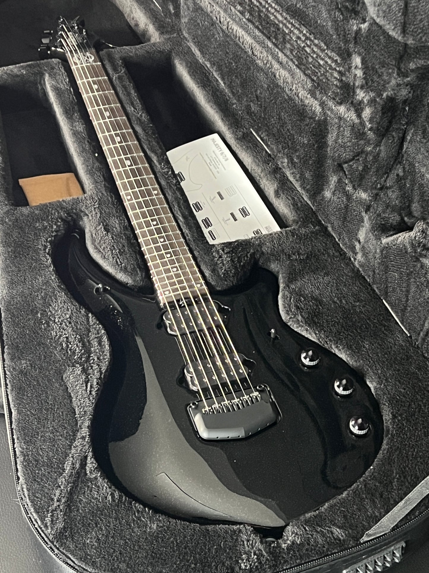 Music Man Majesty Black Frosting 6-String