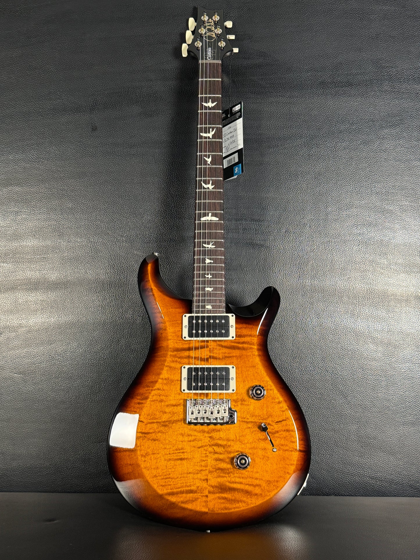 PRS S2 Custom 24 Electric Guitar - Black Amber