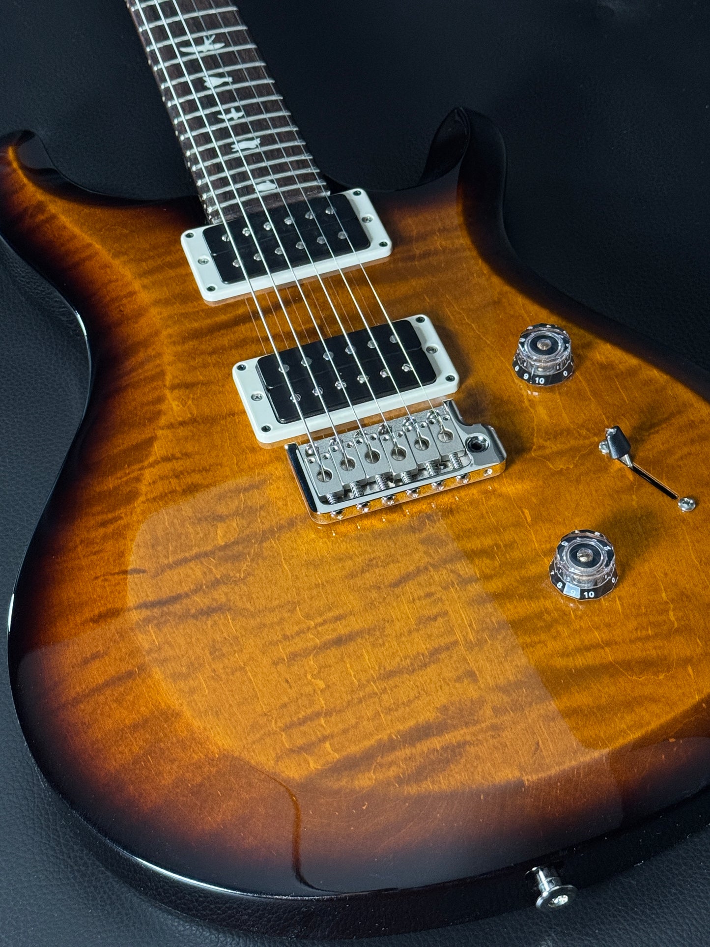 PRS S2 Custom 24 Electric Guitar - Black Amber