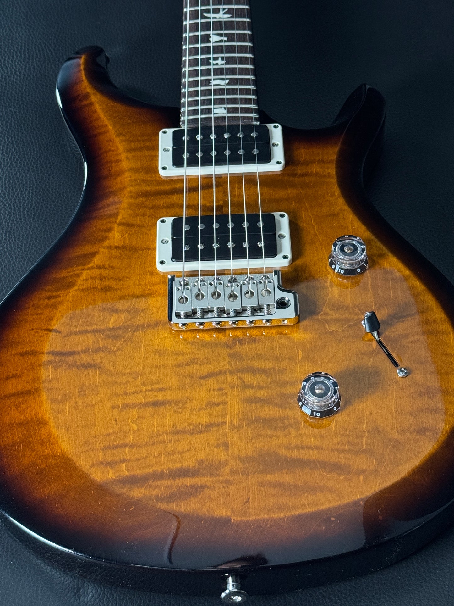 PRS S2 Custom 24 Electric Guitar - Black Amber