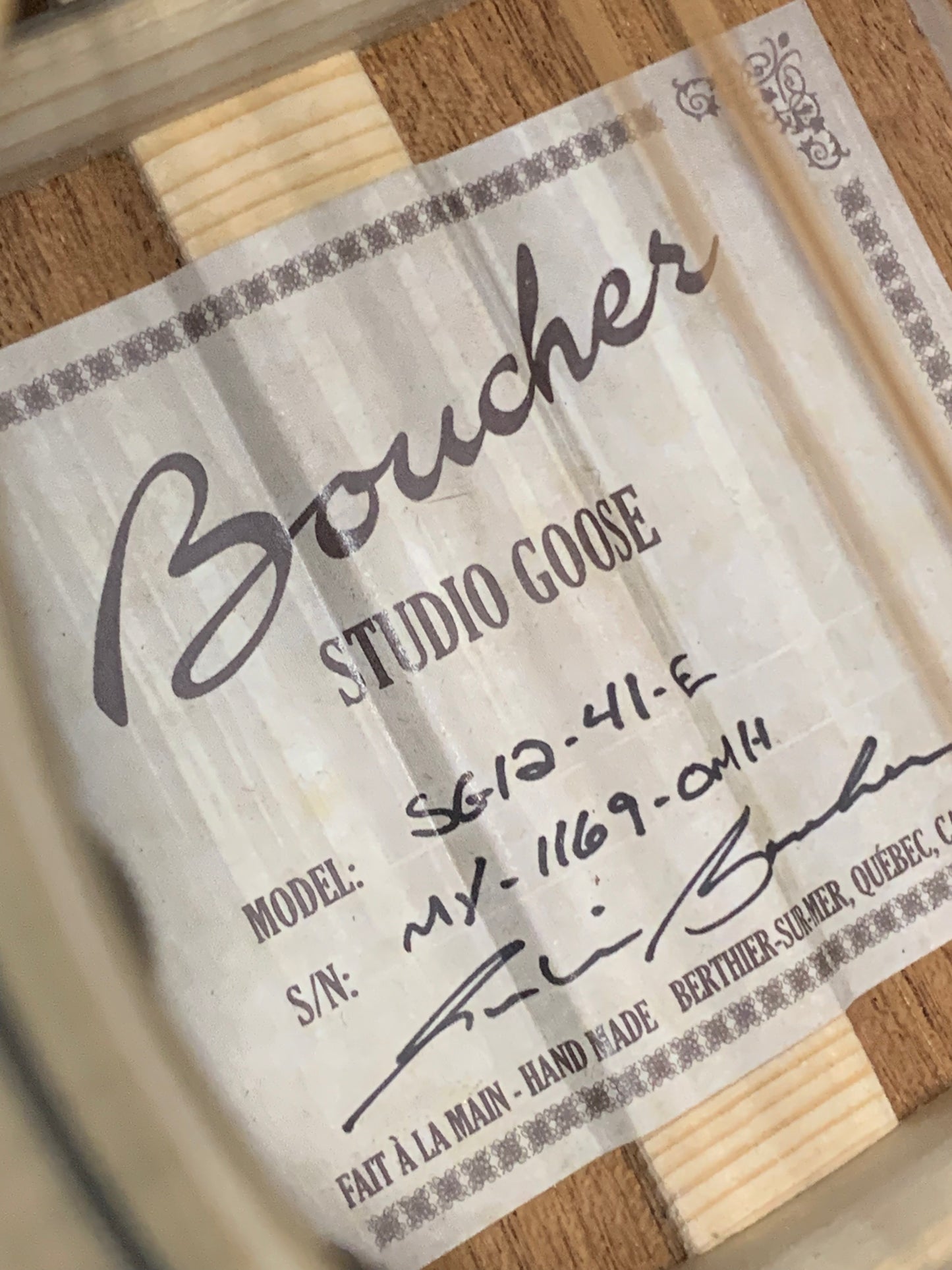 Boucher 12 Studio Goose SG-12-41-E (PRE-OWNED)(SOLD)