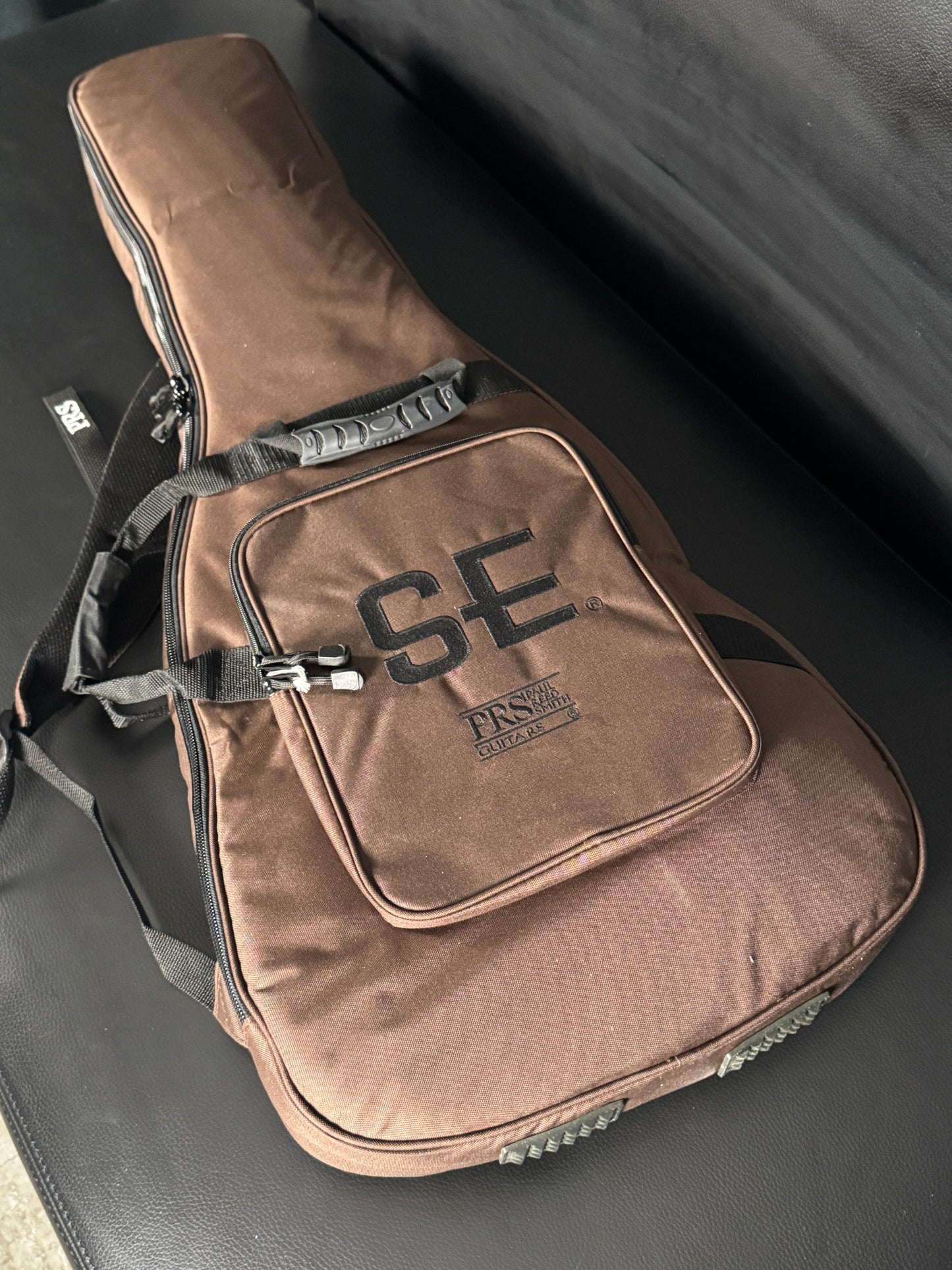 PRS SE Custom 24-08 Poplar Burl Limited Edition - Charcoal Cherry Midnight Burst