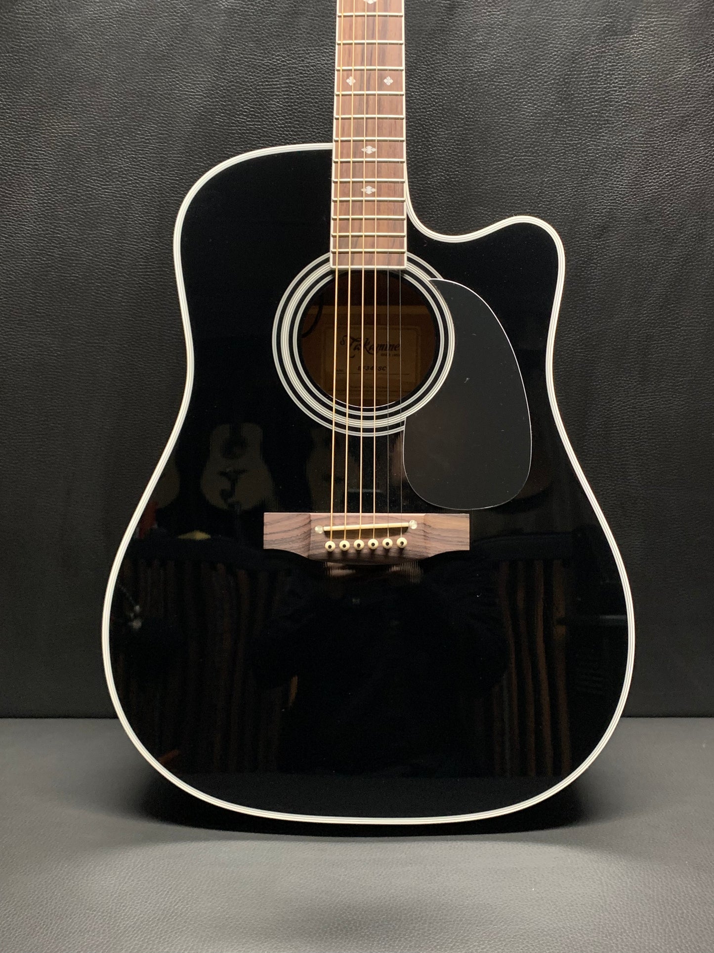 Takamine EF341SC Japan Black Acoustic-Electric Guitar
