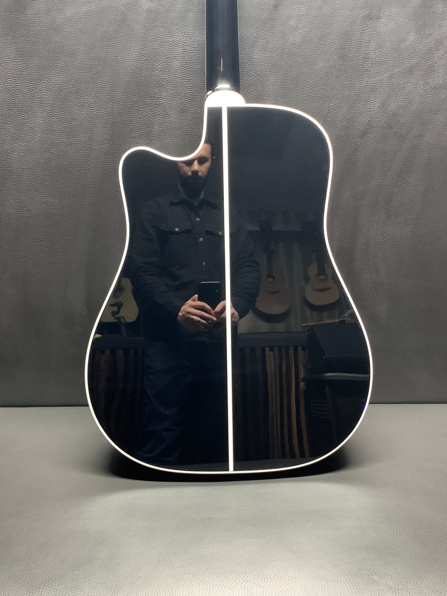Takamine EF341SC Japan Black Acoustic-Electric Guitar
