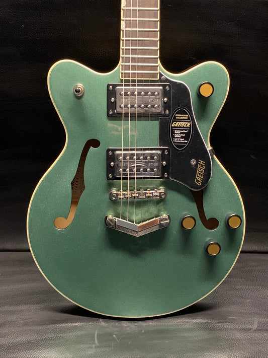 Gretsch G2655 Streamlinerâ„¢ Center Block Jr. Double-Cut with V-Stoptail, Steel Olive