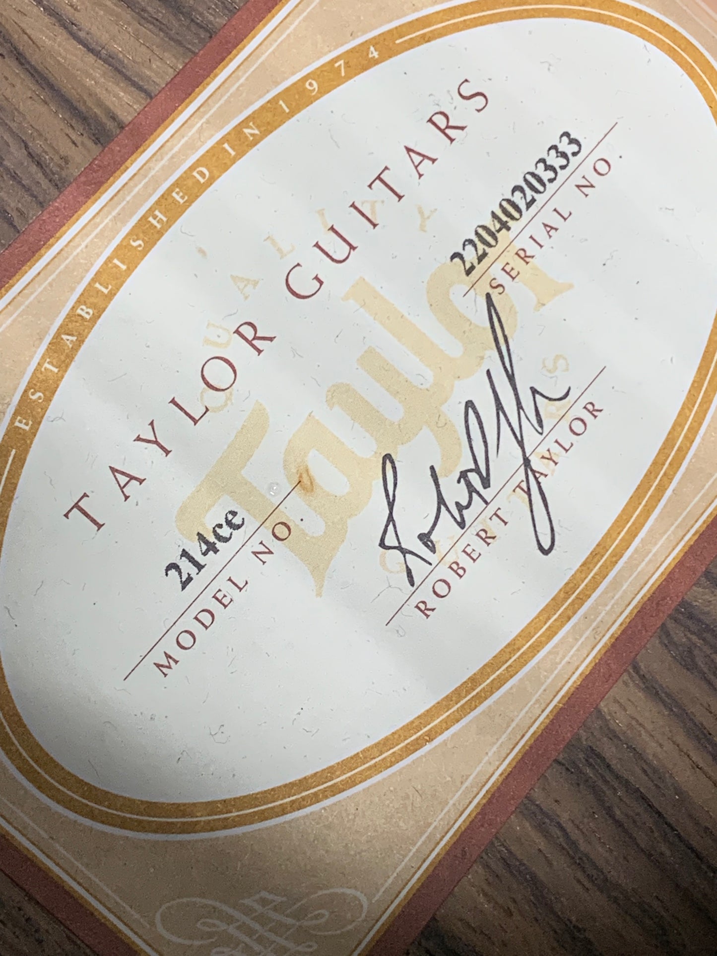 Taylor 214ce 2020 (PRE-OWNED)