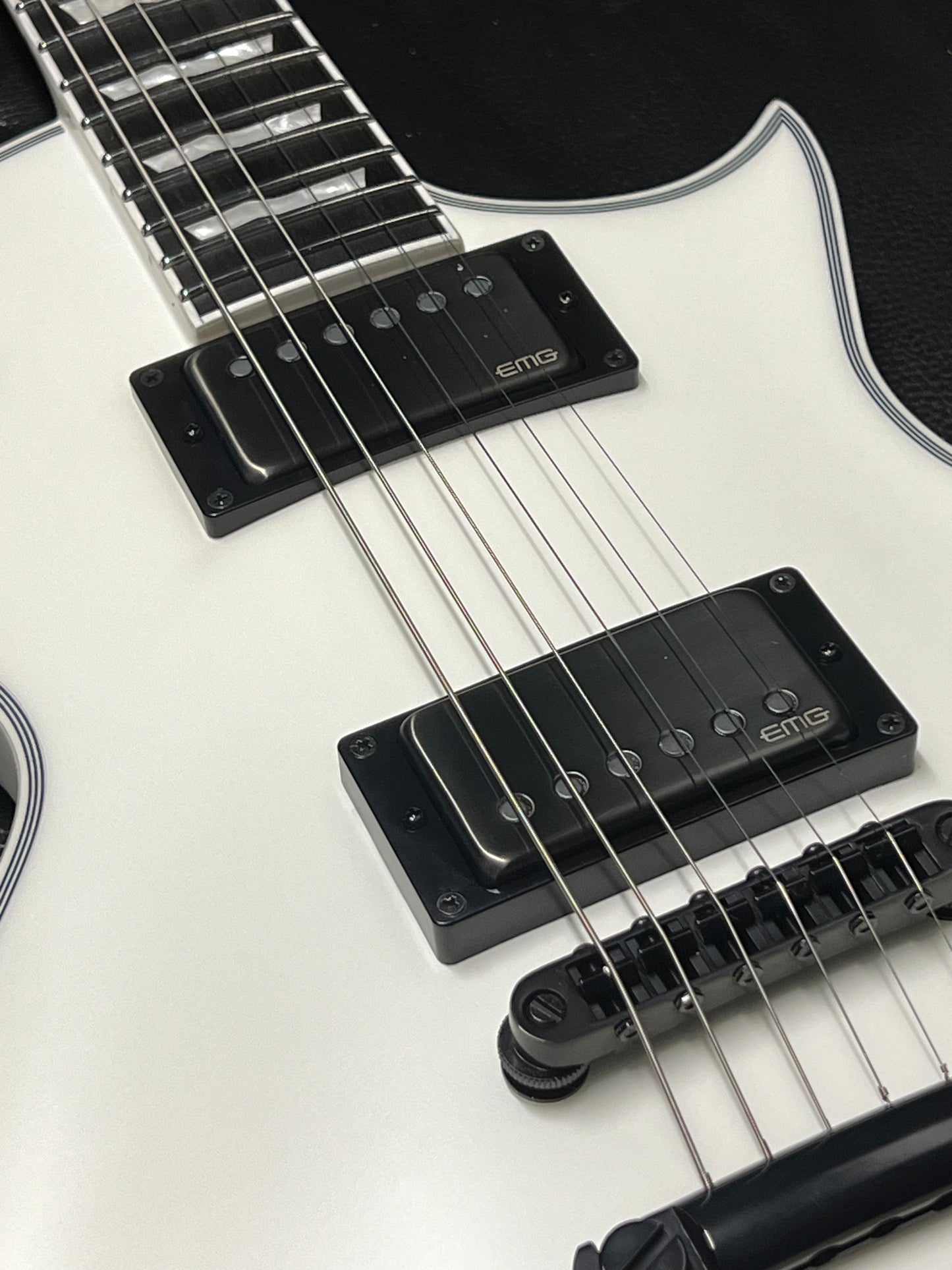 ESP Guitars E-II Eclipse - Snow White Satin