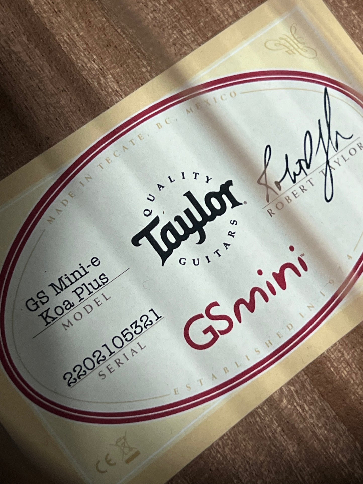 Taylor GS Mini-e Koa Plus