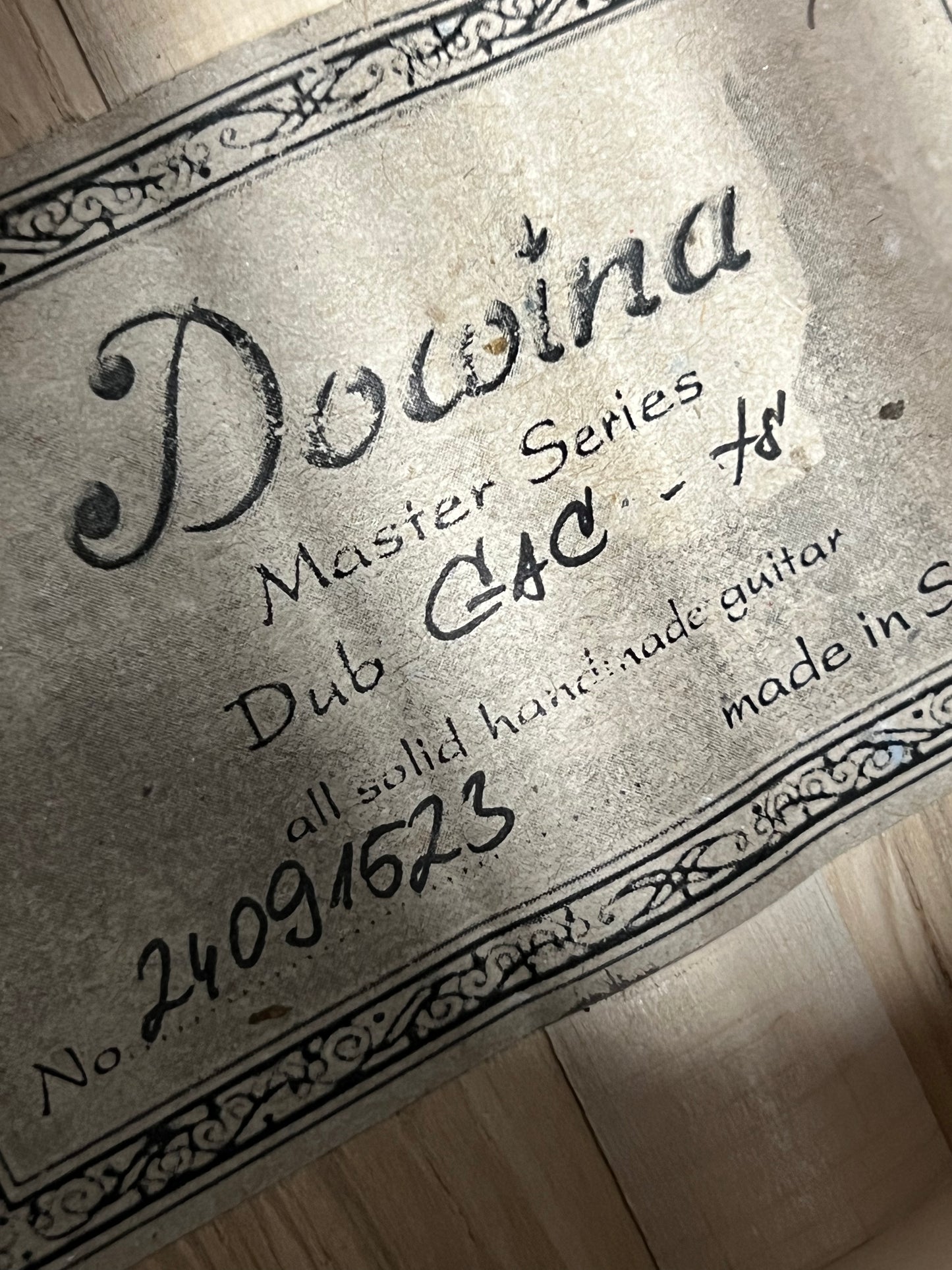 Dowina Master Series Dub GAC