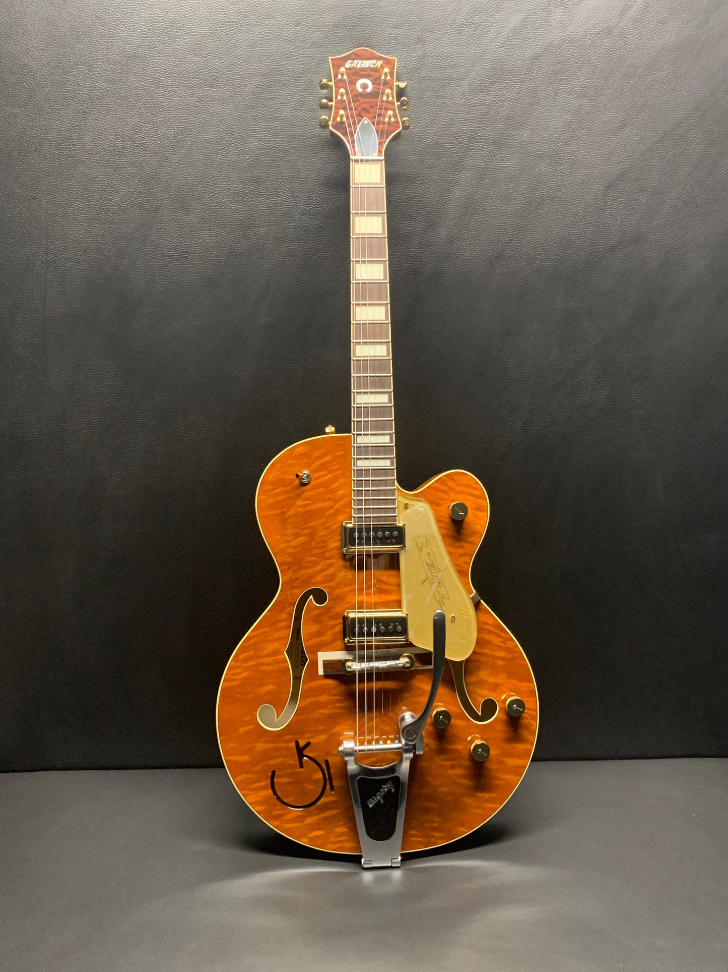 Gretsch Limited Edition Quilt Classic Chet Atkins® Hollow Body With Bigsby G6120TGQM-56