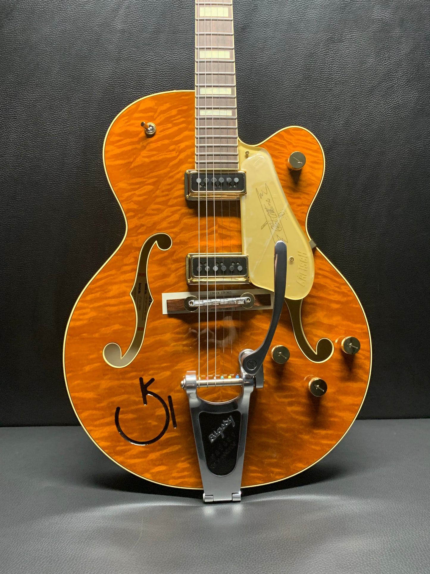 Gretsch Limited Edition Quilt Classic Chet Atkins® Hollow Body With Bigsby G6120TGQM-56