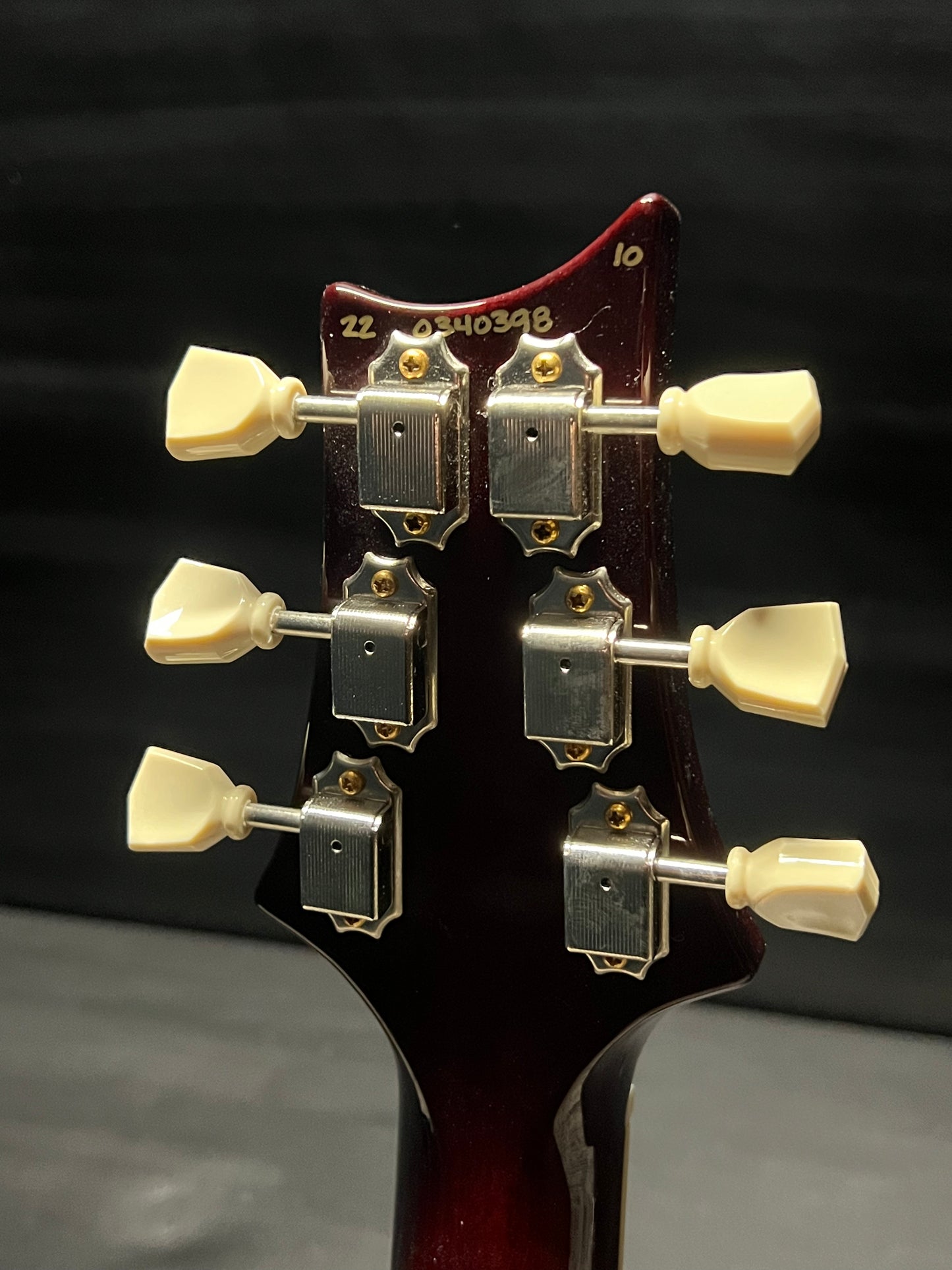 PRS Single Cut 594 Fire Red Smokewrap Burst 10 Top Hybrid Package (PRE-OWNED)