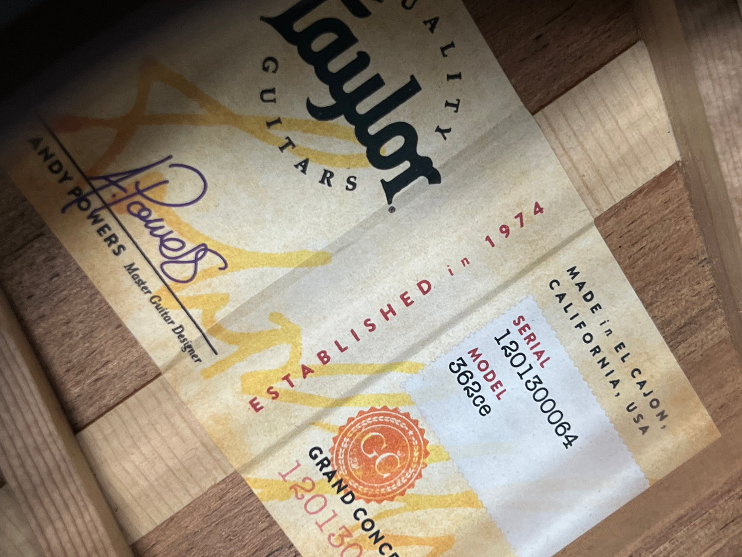 Taylor 362ce 12-String (PRE-OWNED)