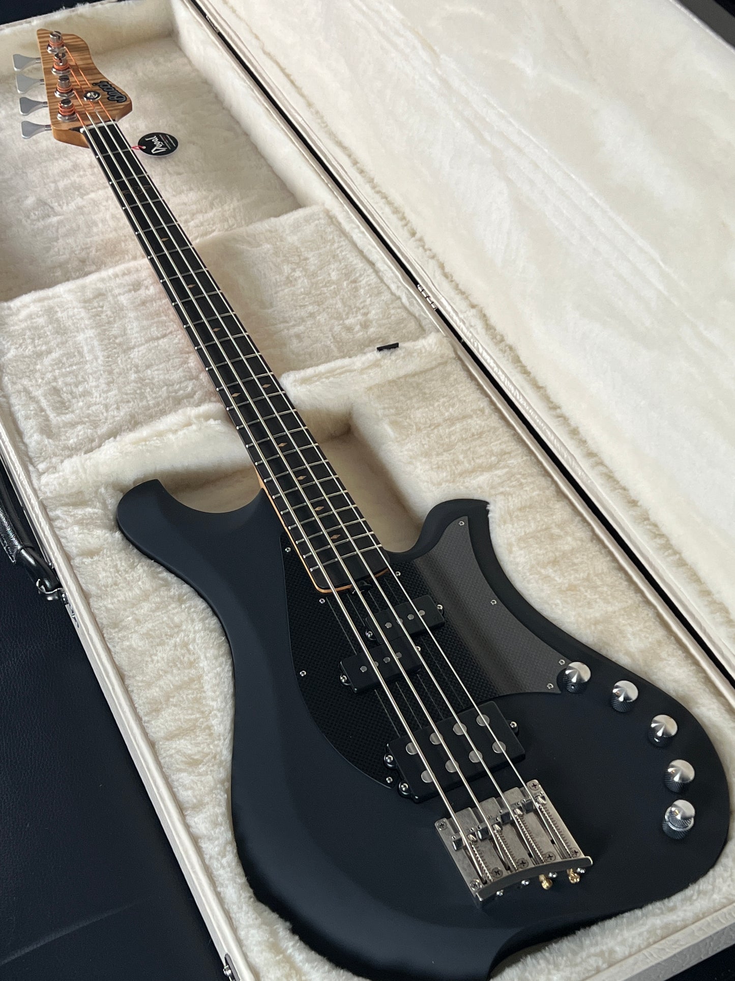 Bacci Marleo 4-String Active Bass Velvet Nero Matte Black