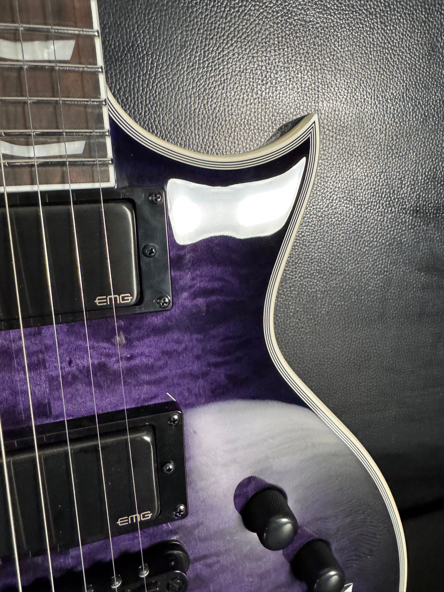 ESP LTD EC-1000 - See Thru Purple Sunburst