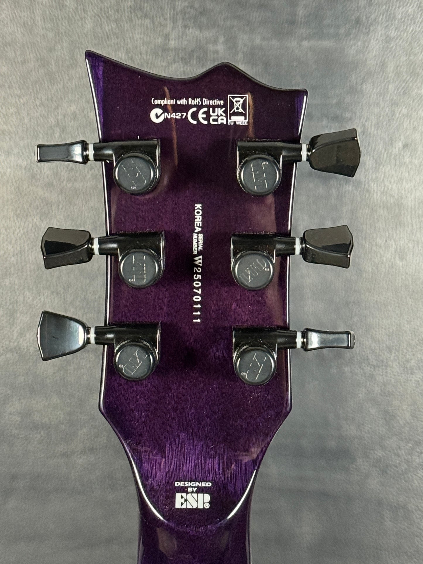 ESP LTD EC-1000 - See Thru Purple Sunburst
