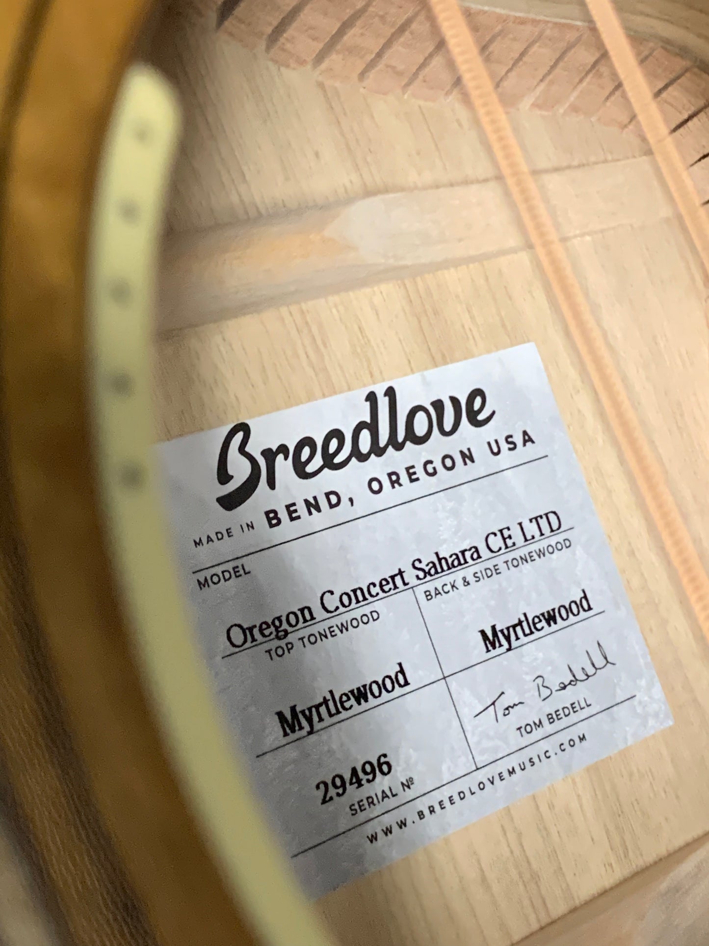 Breedlove Oregon Concert Sahara CE LTD #29496