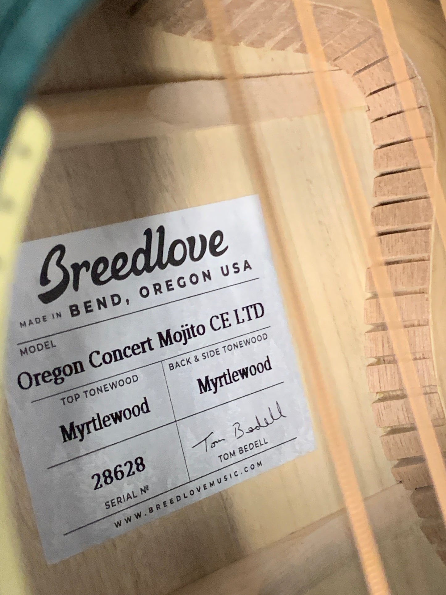 Breedlove Oregon Concert Mojito CE LTD #28628