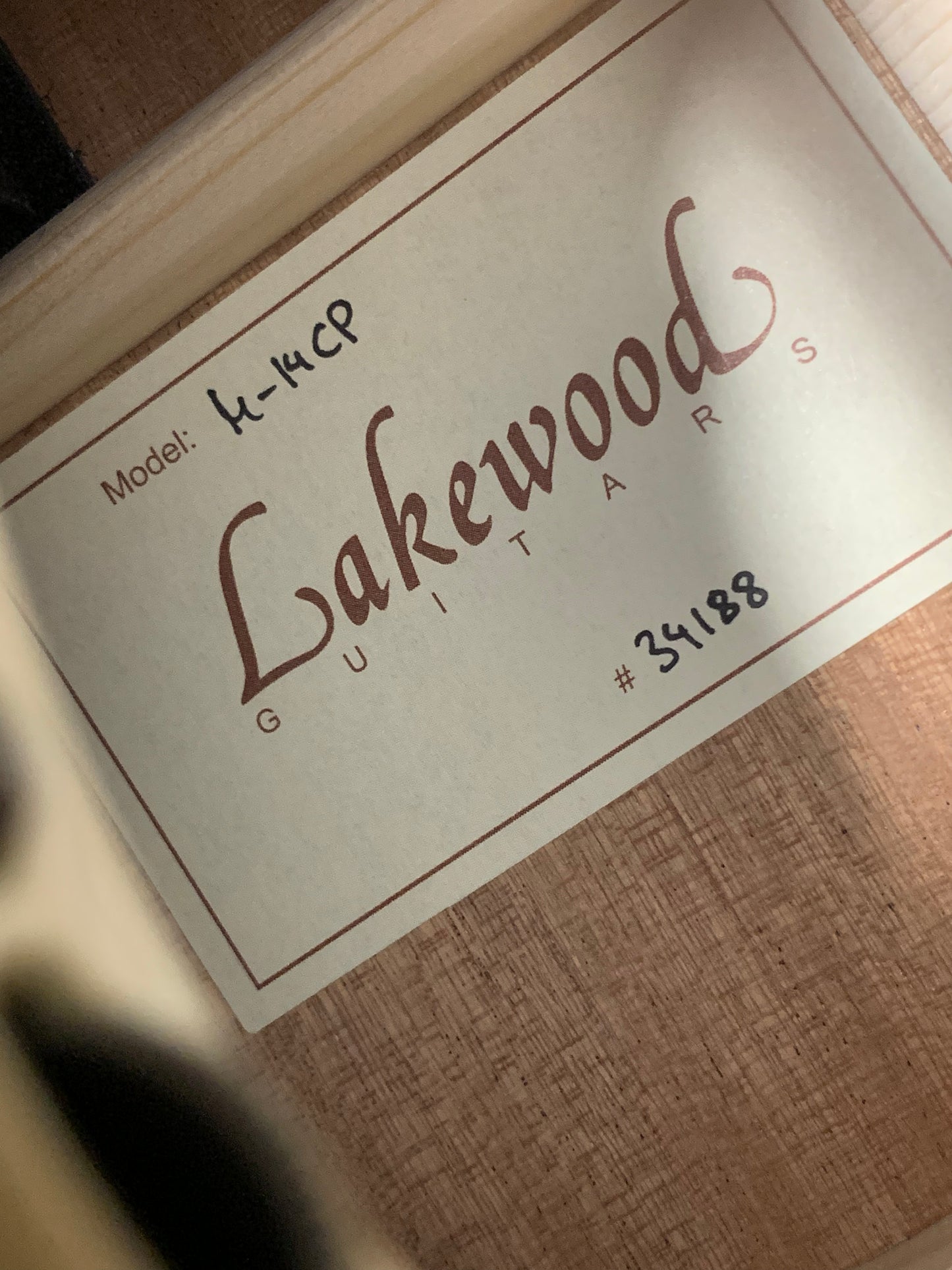 Lakewood M-14 CP #34188