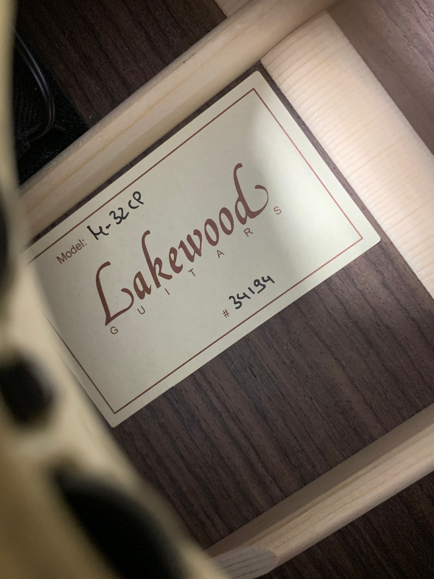 Lakewood M-32 CP #34194