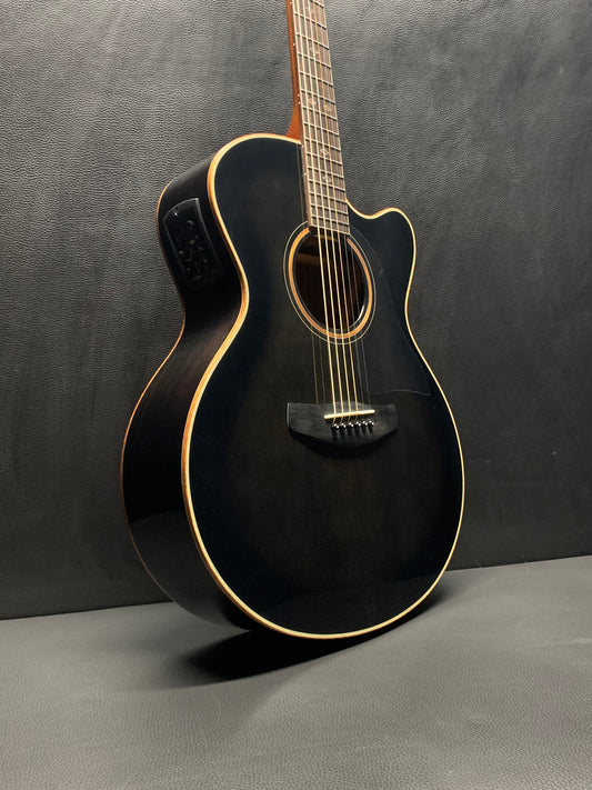 Yamaha CPX1200II Translucent Black Acoustic Guitar w/Gig Back #IIM200570