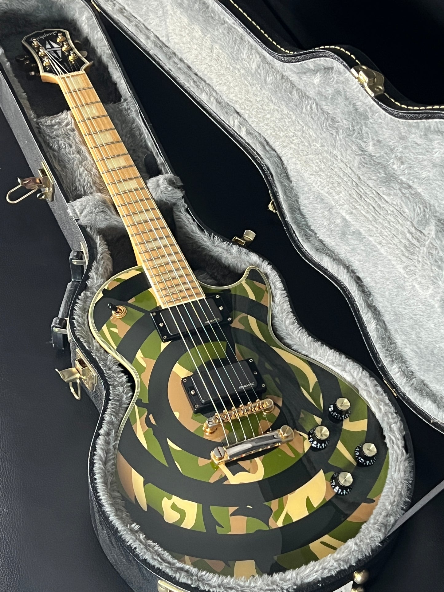 Epiphone Zakk Wylde Signature Les Paul Custom Camo Bullseye Korea (PRE-OWNED)
