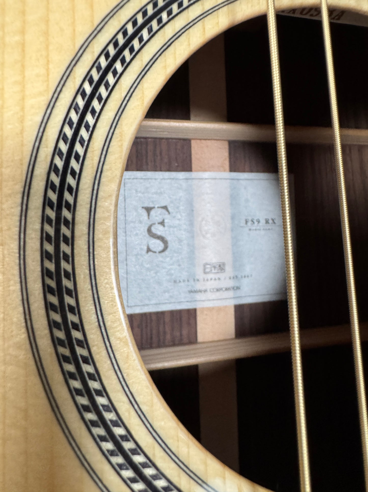 Yamaha FS9 RX concert-style acoustic guitar