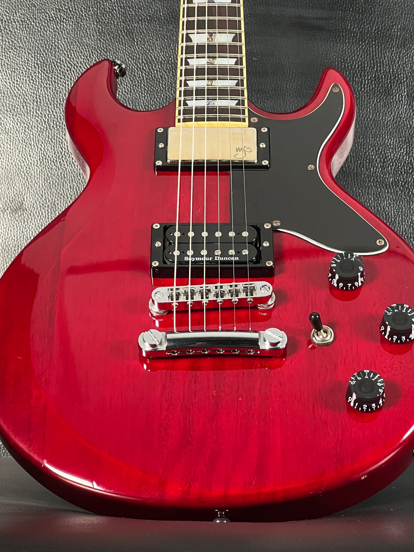 Schecter Diamond Series S-1 - See-Thru Cherry Red 2008 (PRE-OWNED)