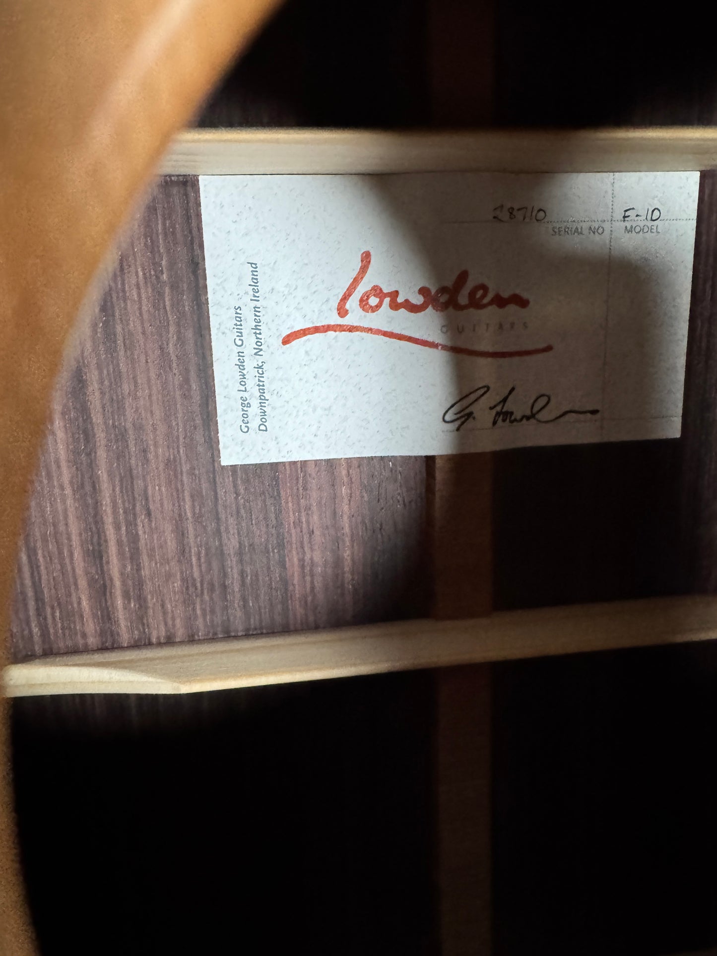 Lowden F10 #28710 ( ON HOLD)