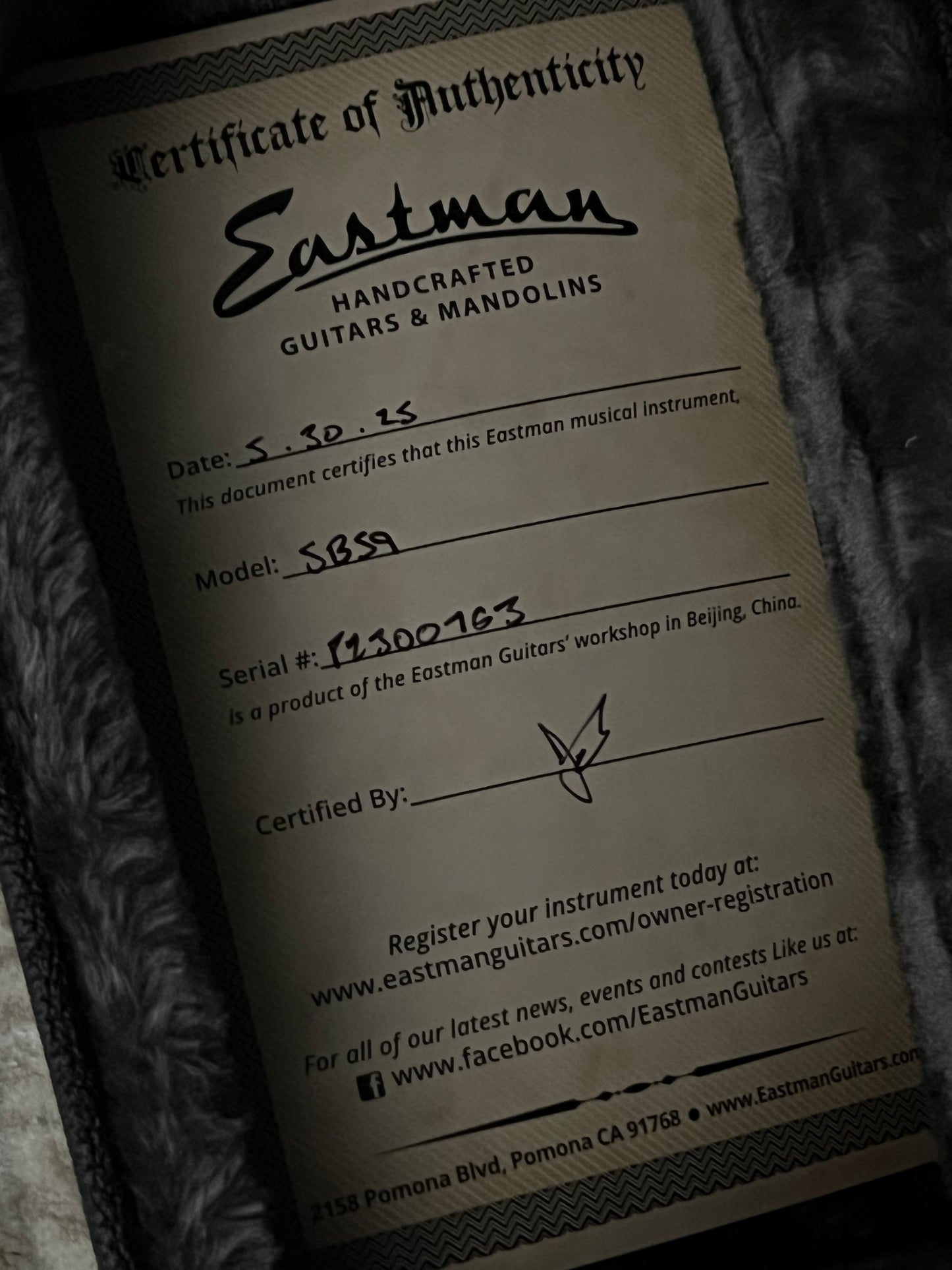 Eastman SB59 - Classic