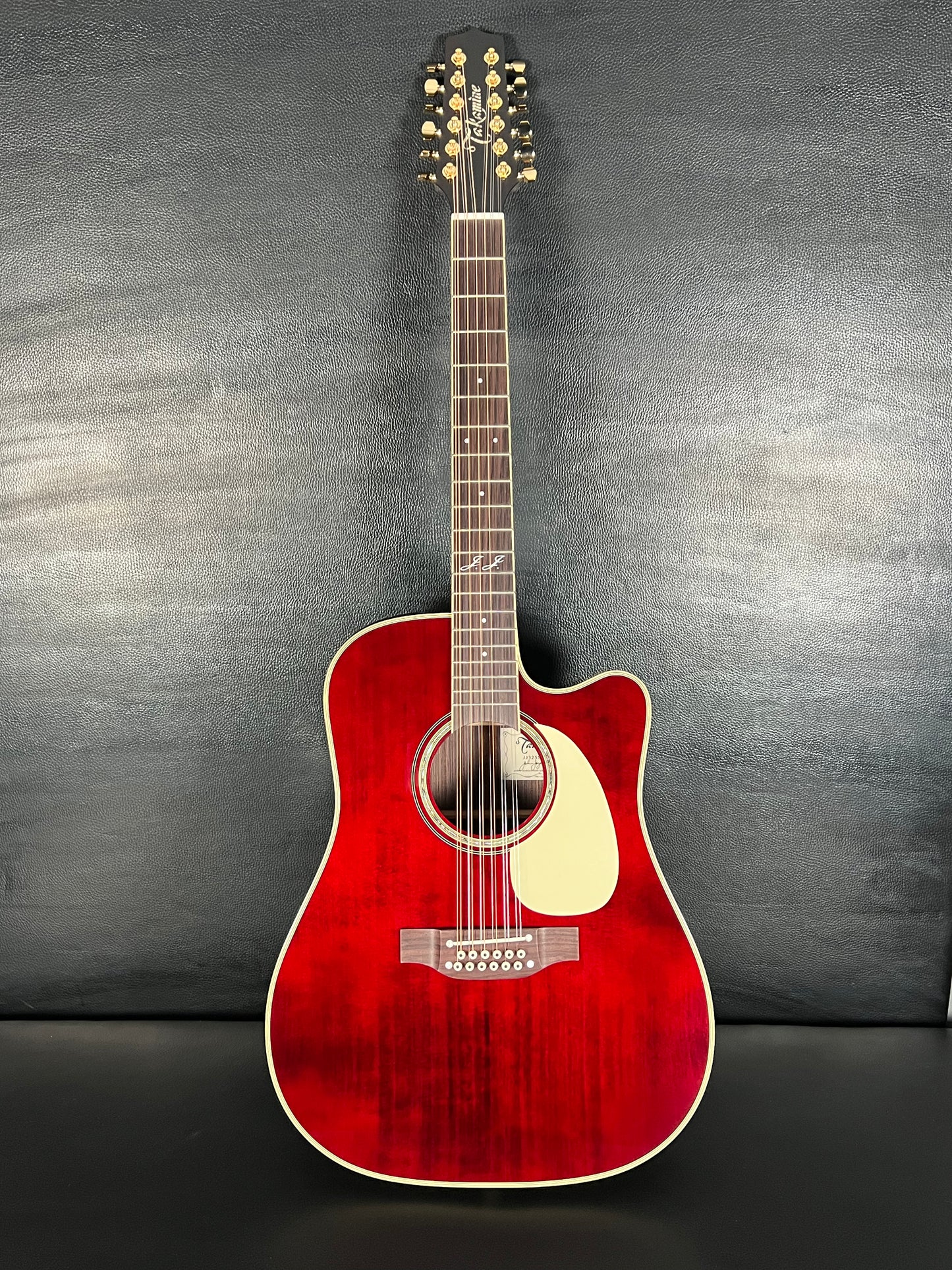 Takamine John Jorgenson Signature 12-String - Gloss Wine Red
