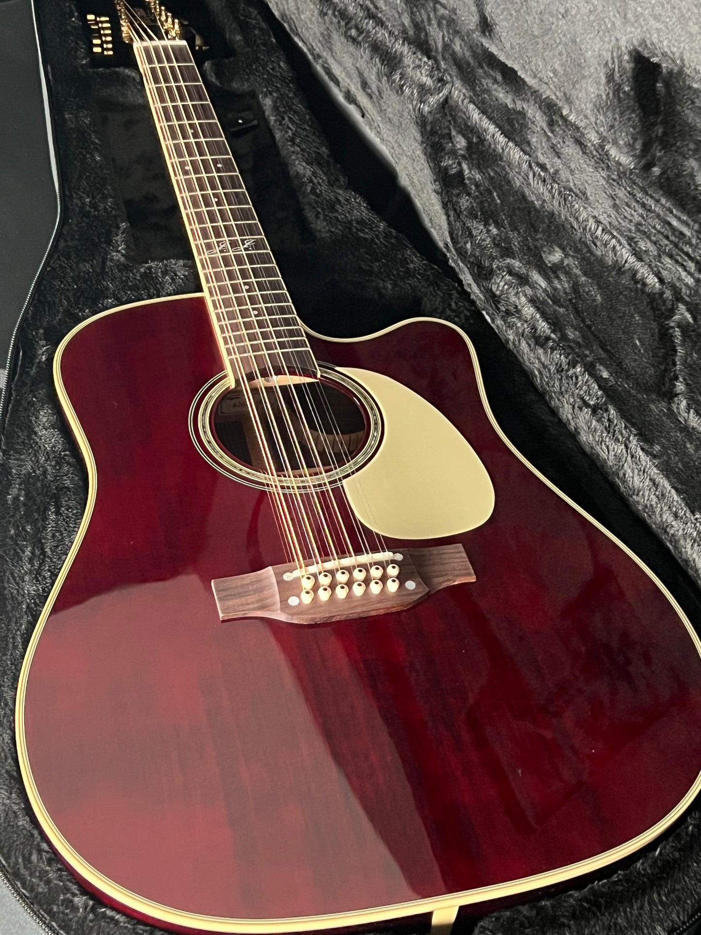Takamine John Jorgenson Signature 12-String - Gloss Wine Red