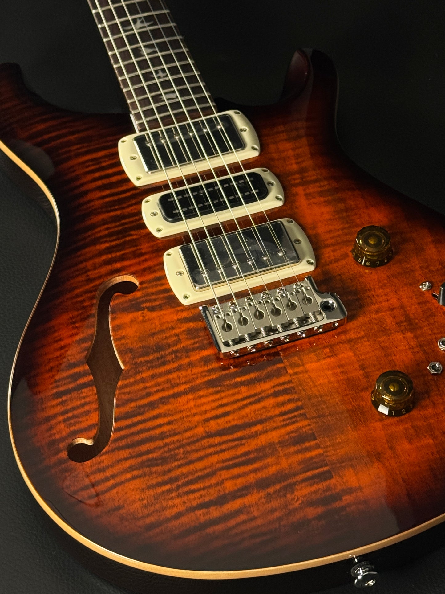 PRS SE Special Semi-Hollow Orange Tiger Smokeburst