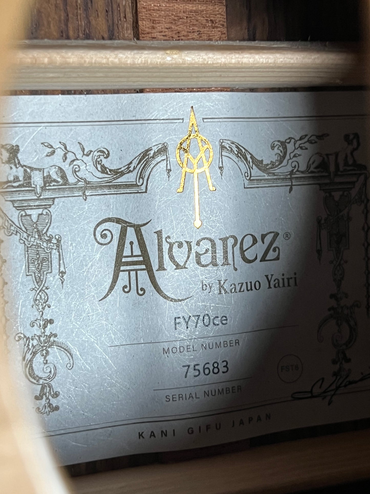 Alvarez Yairi FY70CE #75683