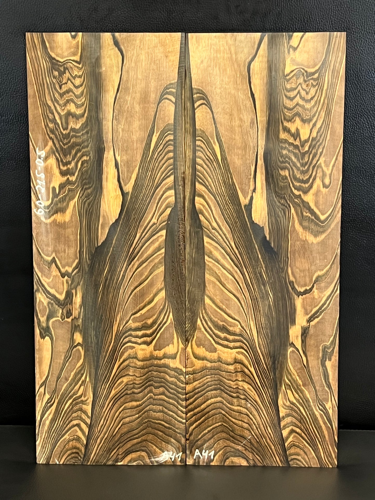 Exotic Figured Ebony Back and Sides Set A41