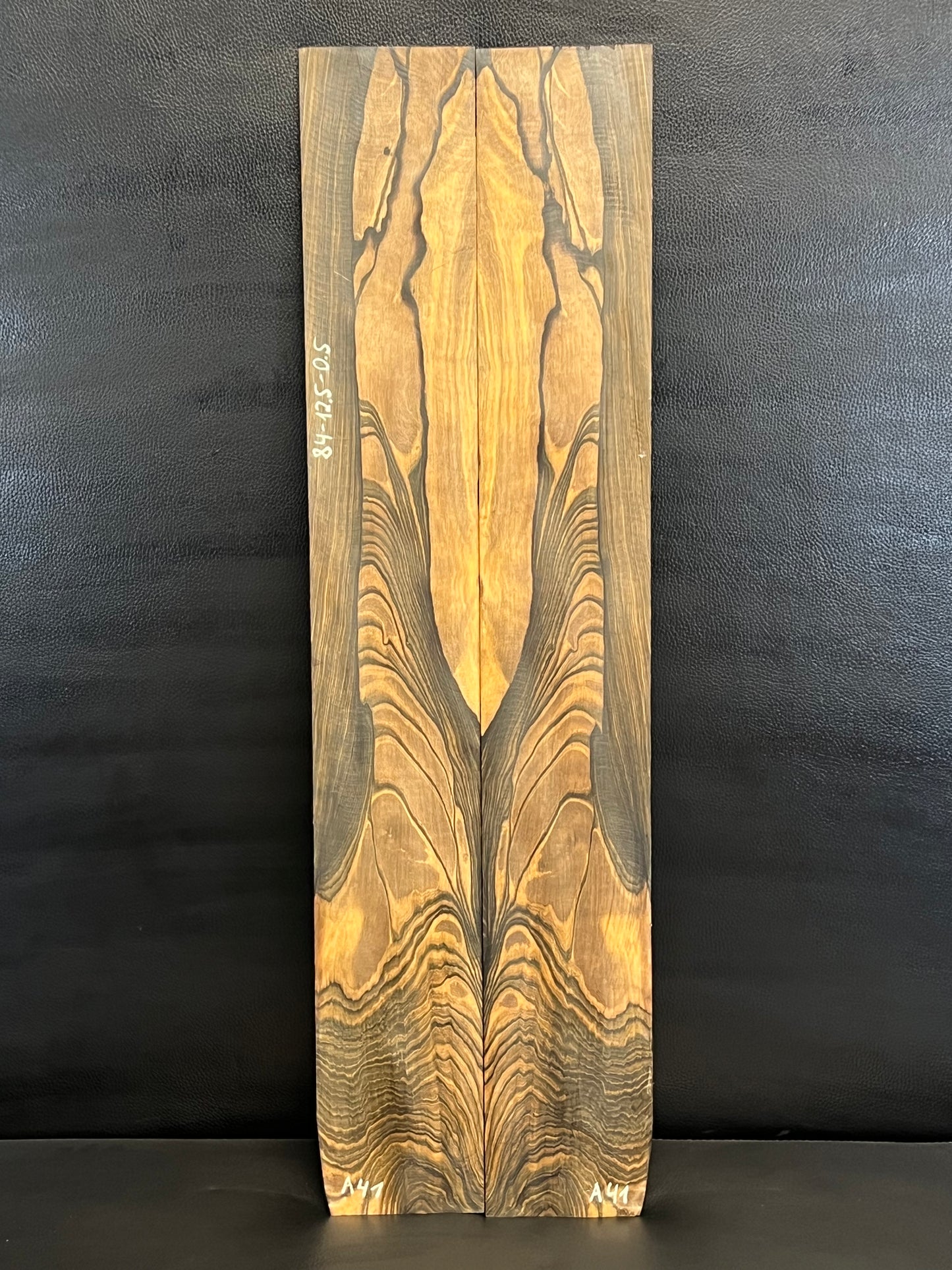 Exotic Figured Ebony Back and Sides Set A41